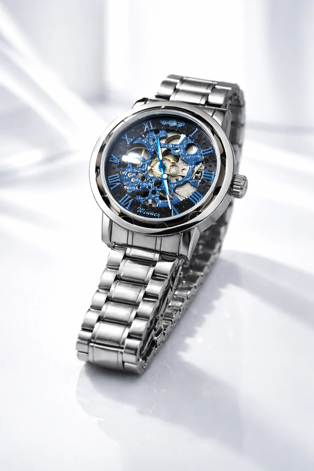 Khrist Men's Auto Kinetics Classic Mechanical Watch | Revolving Gears Analog Dial|Precision Series| Stylish and Durable Wristwatch image 2