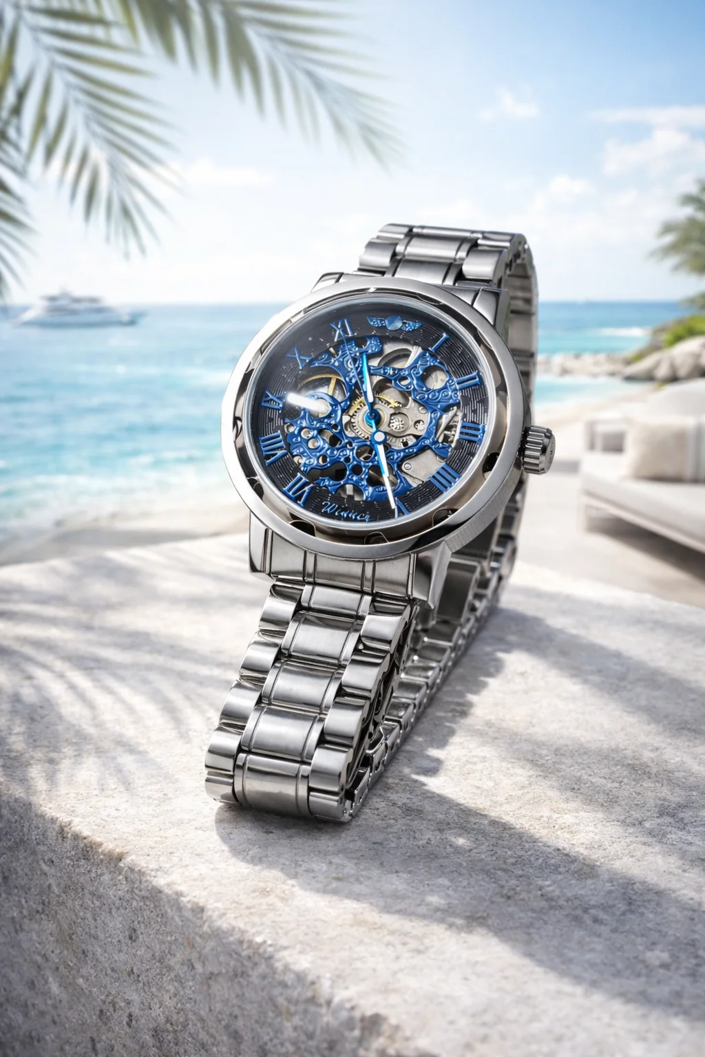 Khrist Men's Auto Kinetics Classic Mechanical Watch | Revolving Gears Analog Dial|Precision Series| Stylish and Durable Wristwatch image 8