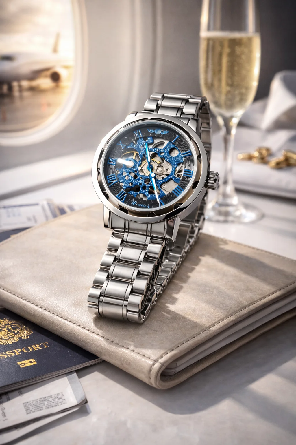 Khrist Men's Auto Kinetics Classic Mechanical Watch | Revolving Gears Analog Dial|Precision Series| Stylish and Durable Wristwatch image 10