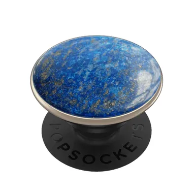 PopGrip Lapis Lazuli Gemstone Swappable Phone Grip & Stand | Hand-Polished Natural Blue Stone Mobile Holder for Smartphones & Tablets thumbnail 0