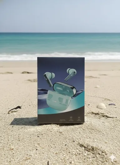 boAt Nirvana Sky Pods Active Noise Cancelling Wireless Earbuds with Immersive Sound, Low Latency Bluetooth, Touch Controls for Calls Music and Gaming thumbnail 1