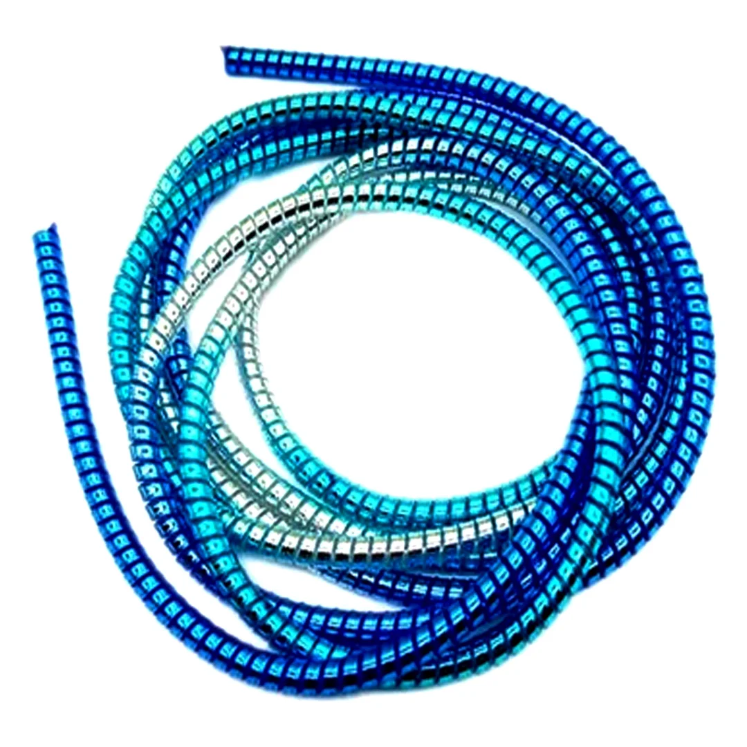 Premium Spiral Cable Protector 1.5 M | Multicolour Plastic Cord Wire Charger Protector |Organiser for iPhone Android USB Earphones Charger Cable Safety Wrap image 3