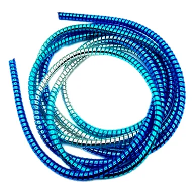Premium Spiral Cable Protector 1.5 M | Multicolour Plastic Cord Wire Charger Protector |Organiser for iPhone Android USB Earphones Charger Cable Safety Wrap thumbnail 2