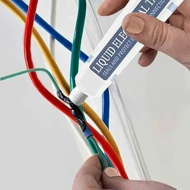 North Moon Liquid Electrical Insulating Rubber Coat | 50 ml Rapid Curing UV-Resistant Electrical Tape for Sealing & Protecting Wires and Connections thumbnail 3