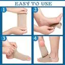 Premium Silicone Gel Metatarsal Forefoot Cushions for Ball of Foot Pain Relief | Adjustable Comfort Gel Foot Sleeves for Men Women Long‑Wear Cushioning & Shock Absorption image 4