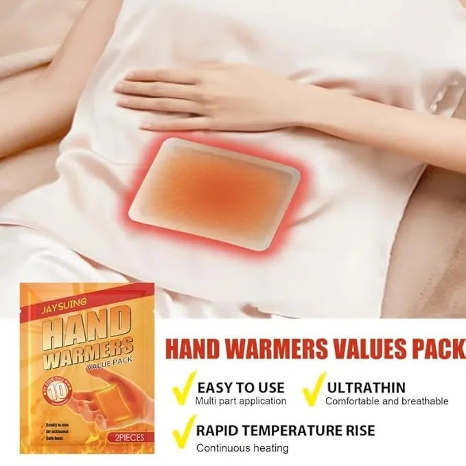 Hand Warmers Value Pack | Air-Activated Ready-to-Use Disposable Heat Packs for Winter, Outdoor & Travel | Pack of 10 & 20 Pieces image 4