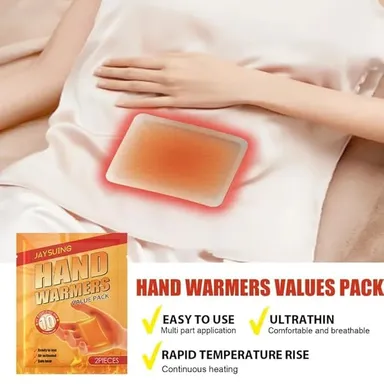 Hand Warmers Value Pack | Air-Activated Ready-to-Use Disposable Heat Packs for Winter, Outdoor & Travel | Pack of 10 & 20 Pieces thumbnail 3