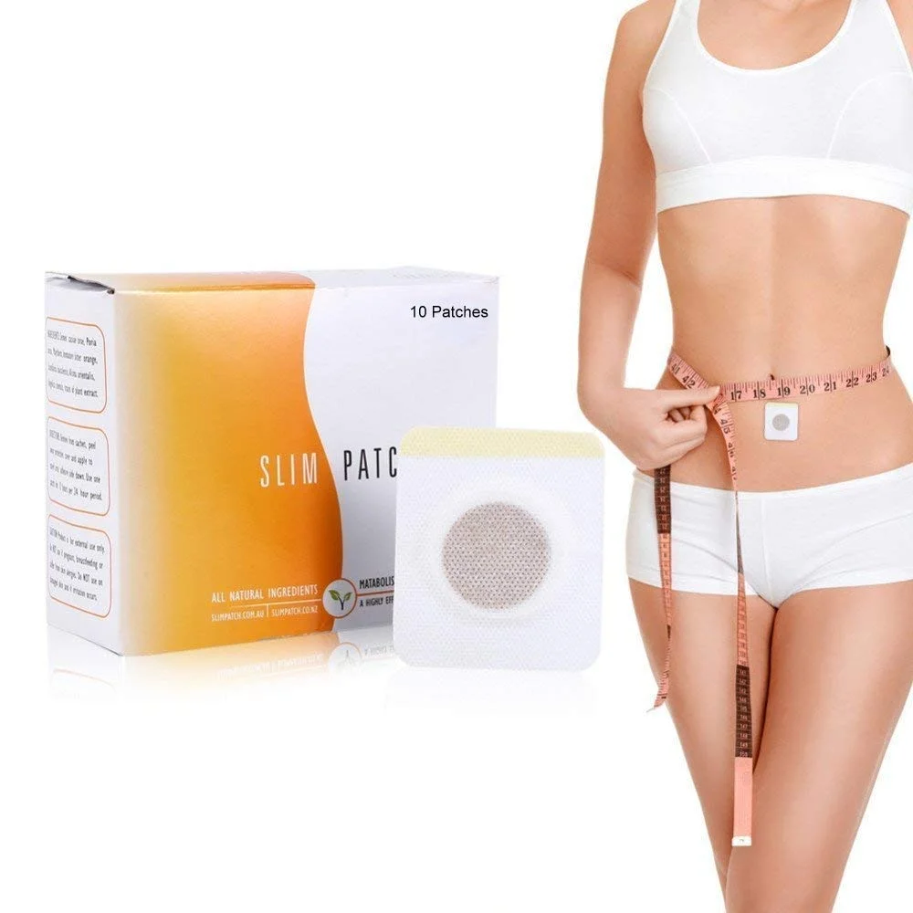 Slimming Magnet Weight Loss Patches 10pcs | Navel Sticker Fat Burning Belly Slim Patch for Weight Reduce Metabolism Boost|Safe Adhesive Herbal Polyester Body Shaping Pads image 1