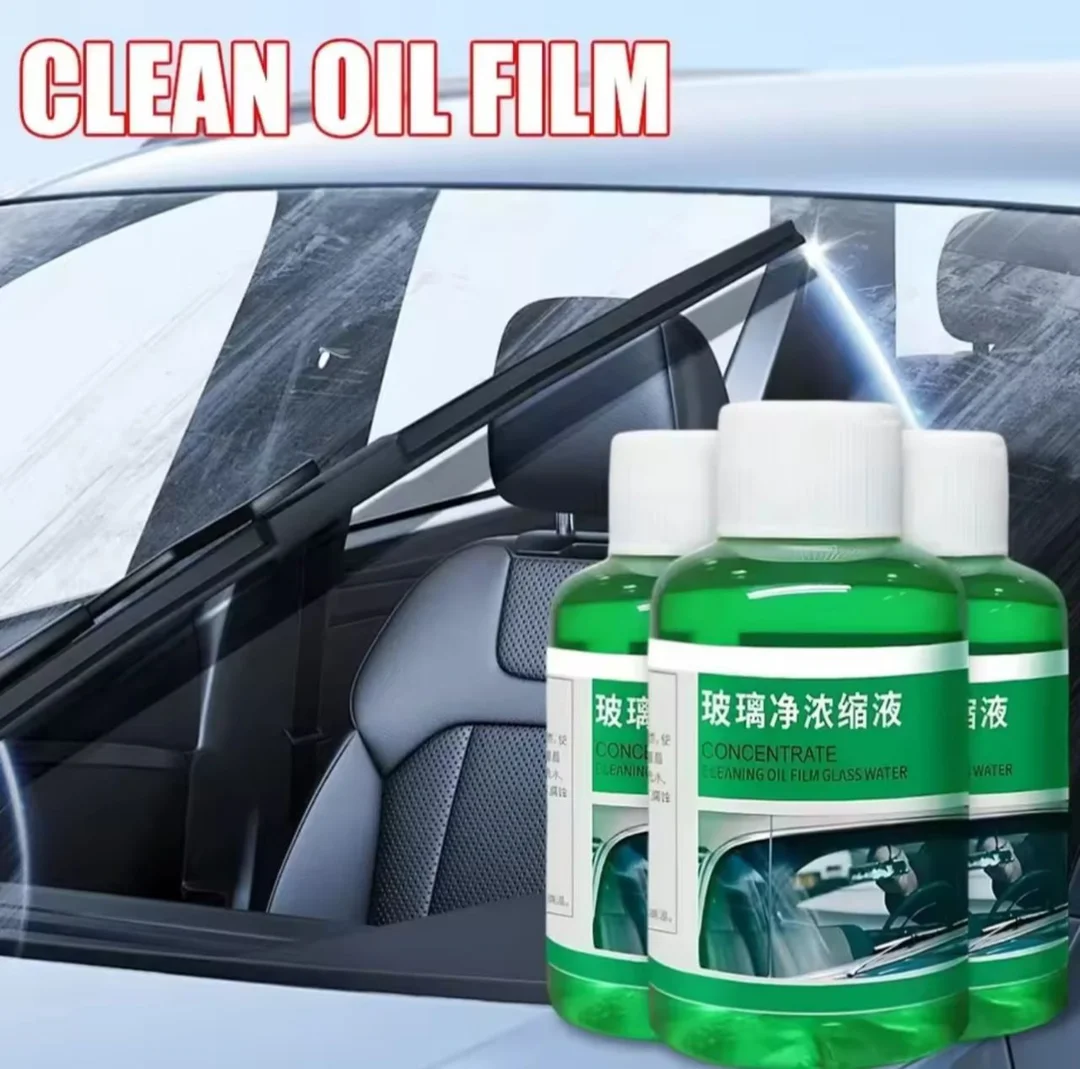 Concentrated Windshield Cleaner Liquid for Cars | Anti-Film Glass Water | Streak-Free Car Glass Cleaning Solution 100ml image 2