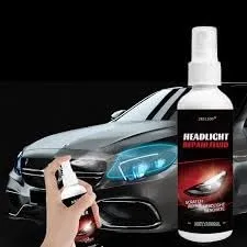 Premium Automotive Headlight Cleaner Spray 100ml | Car | Bike Headlight Lens Cleaner |Restorer | Easy DIY Headlamp Clarity |Protection, Removes Haze, Oxidation |Yellowing for Better Visibility thumbnail 3