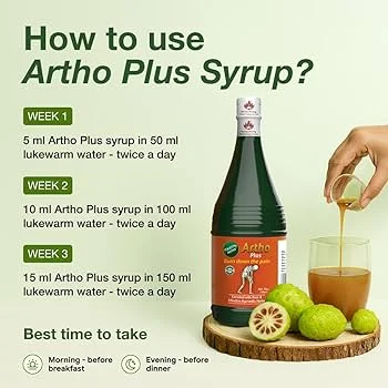 Amrit Noni Ortho Plus Juice - Herbal Health Drink For Joint Pain Relief, Knee Support, Arthritis Care & Strong Bone | Ayurvedic & 100% Natural | 750ml (Pack of 1) image 5
