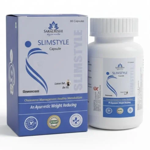 Saralrishi Slimstyle Ayurvedic Capsules 60 Capsules Pack image 2