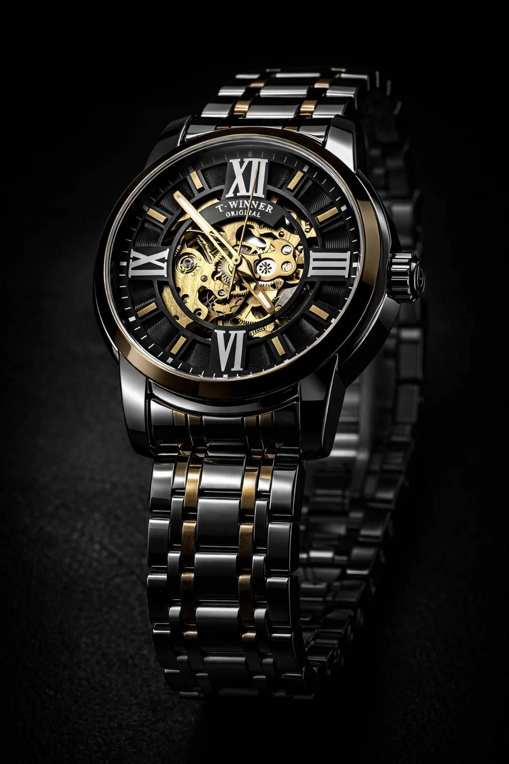 Khrist Analog Watch for Men with Revolving Gears | Precision Mechanical Series | Durable Timepiece with Elegant Design and Premium Craftsmanship image 4