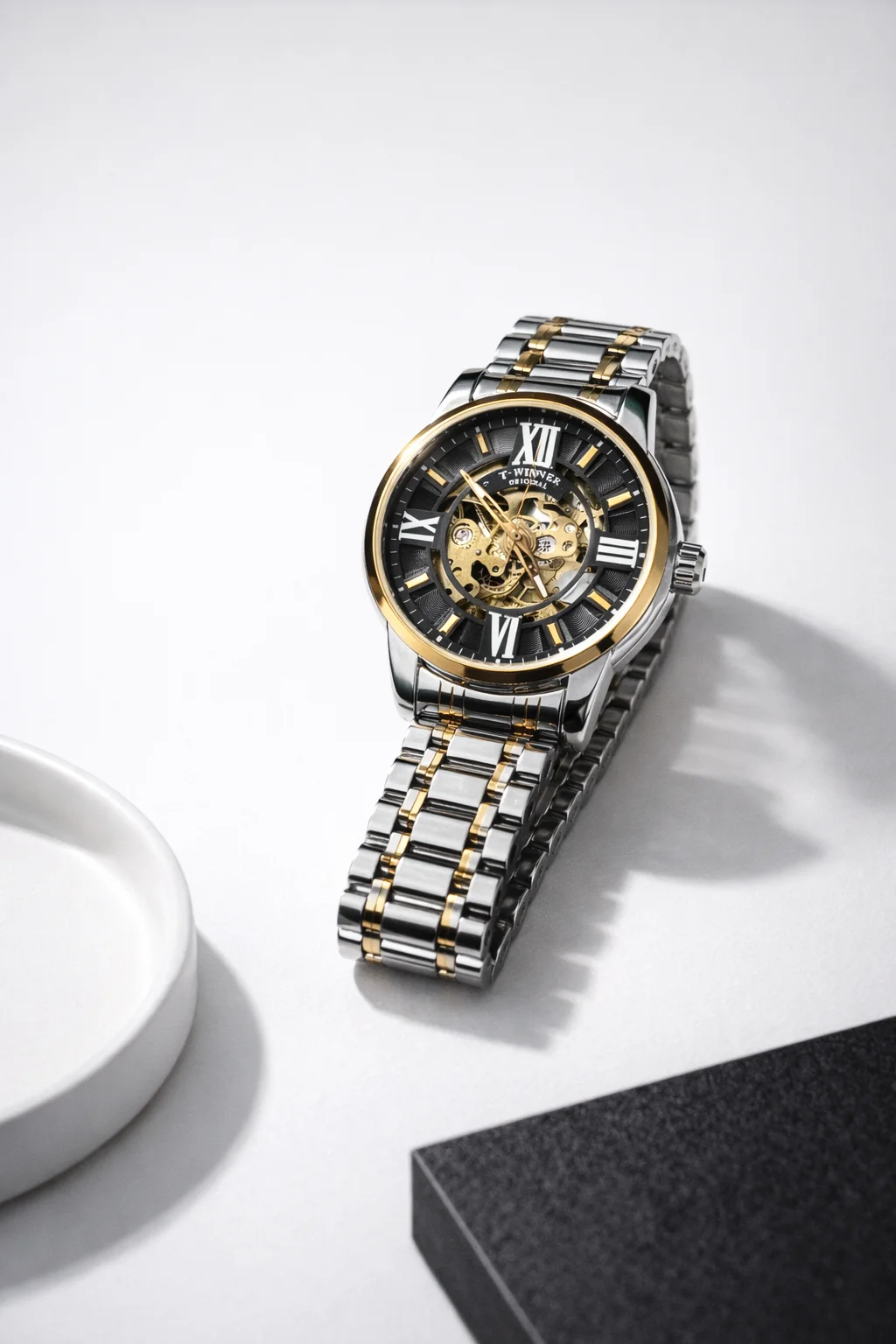 Khrist Analog Watch for Men with Revolving Gears | Precision Mechanical Series | Durable Timepiece with Elegant Design and Premium Craftsmanship image 5