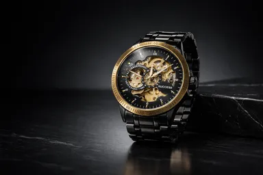Khrist Analog Watch for Men with Revolving Gears| Precision Mechanical Series| Durable Timepiece, Elegant Design and Premium Craftsmanship thumbnail 5
