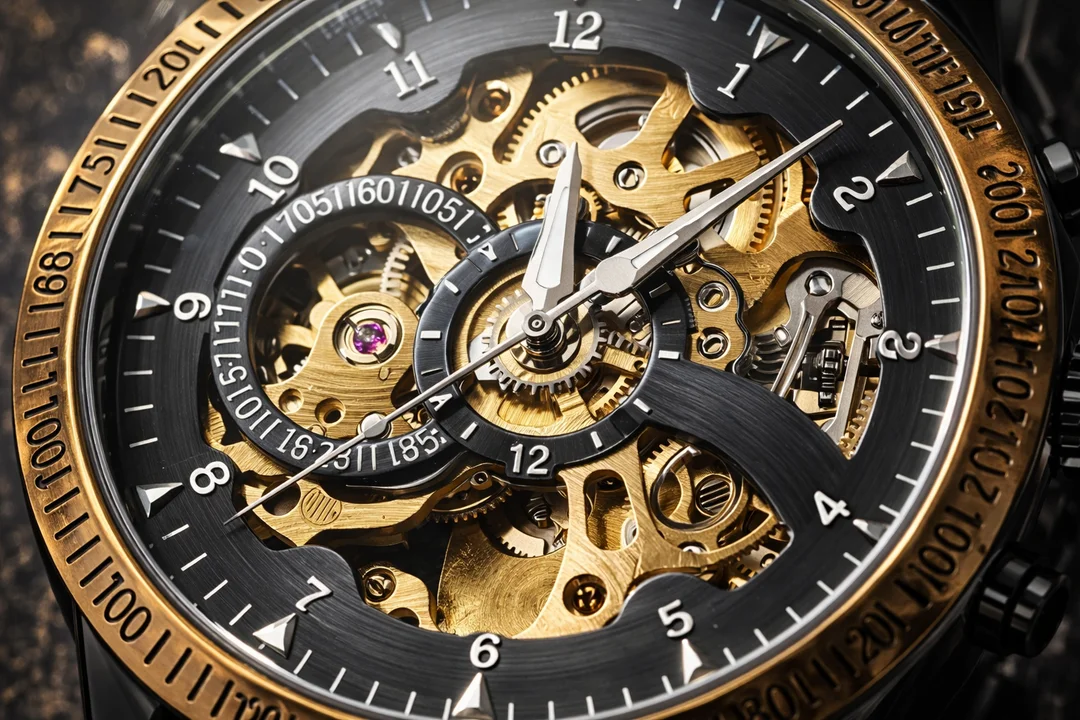 Khrist Analog Watch for Men with Revolving Gears| Precision Mechanical Series| Durable Timepiece, Elegant Design and Premium Craftsmanship image 8
