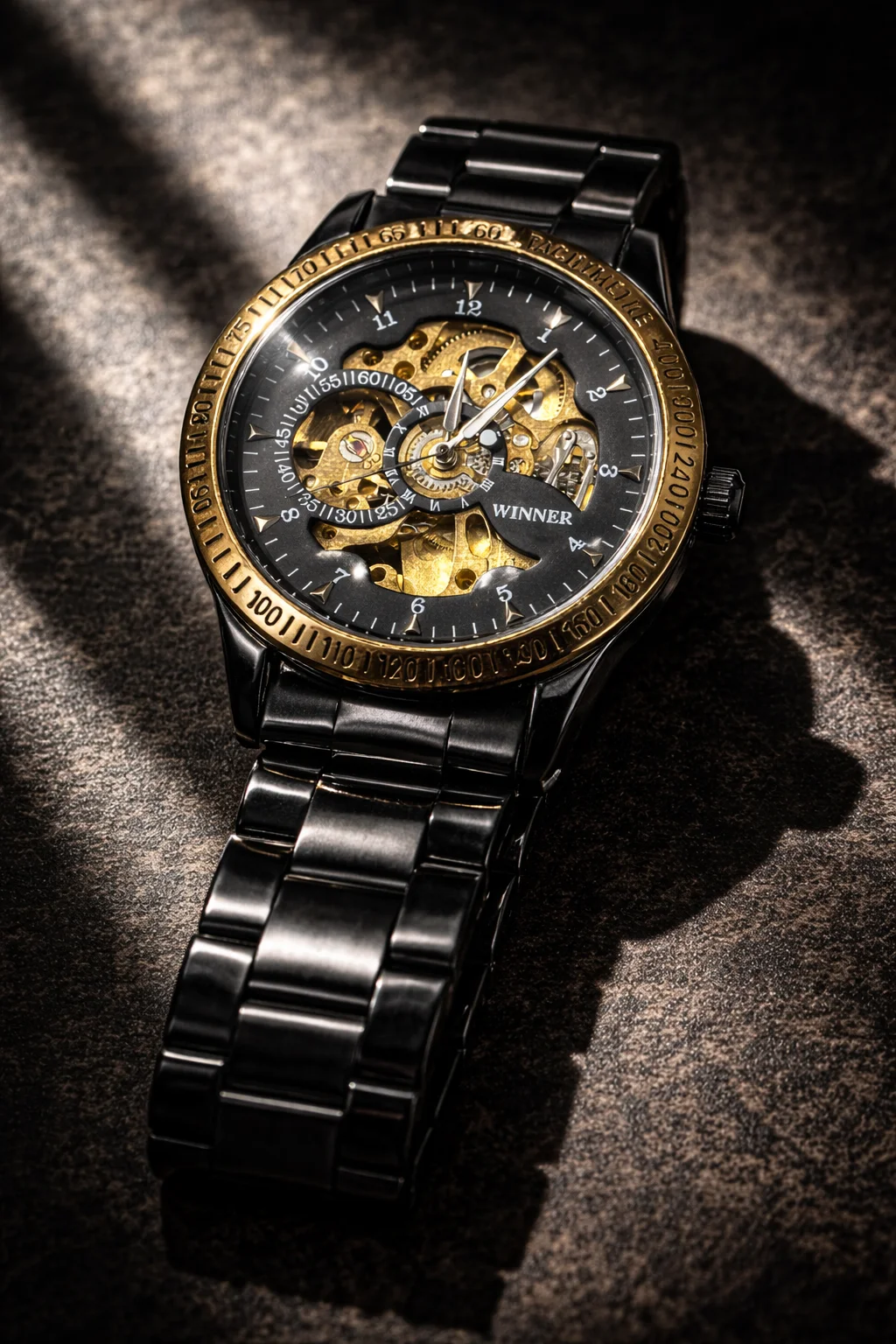 Khrist Analog Watch for Men with Revolving Gears| Precision Mechanical Series| Durable Timepiece, Elegant Design and Premium Craftsmanship image 1