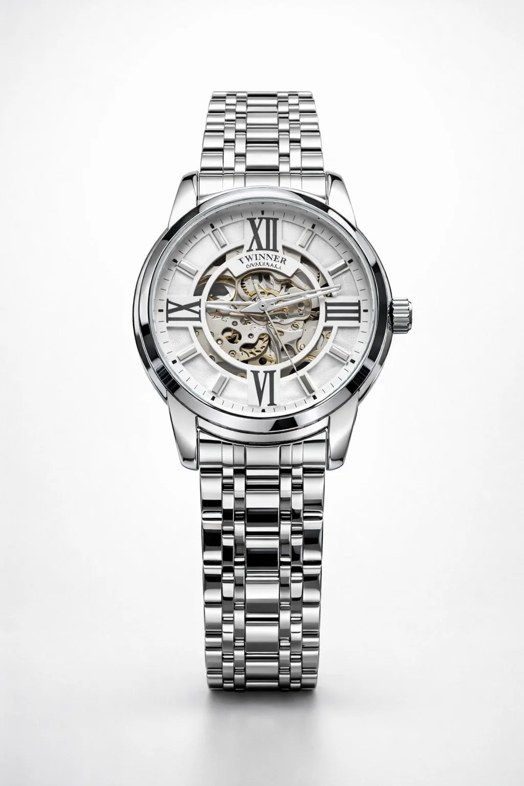 KHRIST Premium Fully Automatic Mechanical Analog Watch for Men | Exposed Working Gears Dial & Transparent Case Back | Precision Engineering, Luxury Craftsmanship & Timeless Elegance image 3