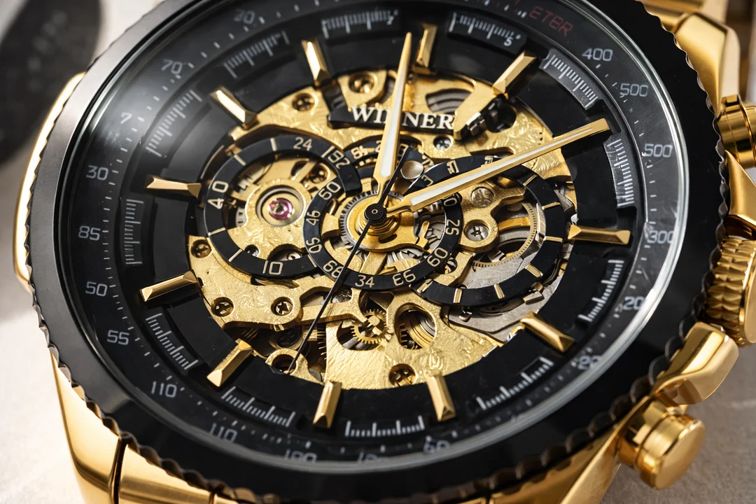 Khrist Auto Kinetics Classic Ease: Timepiece Portfolio Inside Revolving Gears Analog Watch For Men Precision Series: Elevate Your Timekeeping Experience with Mechanical Excellence image 5