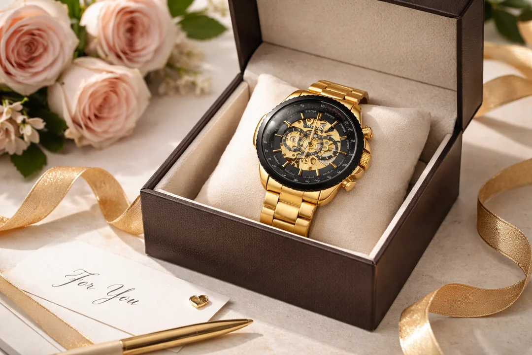 Khrist Auto Kinetics Classic Ease: Timepiece Portfolio Inside Revolving Gears Analog Watch For Men Precision Series: Elevate Your Timekeeping Experience with Mechanical Excellence image 8