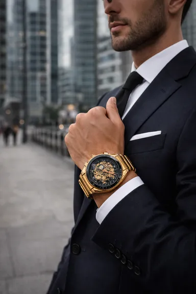 Khrist  Auto Kinetics Classic Ease: Timepiece Portfolio Inside Revolving Gears Analog Watch For Men Precision Series: Elevate Your Timekeeping Experience with Mechanical Excellence thumbnail 8