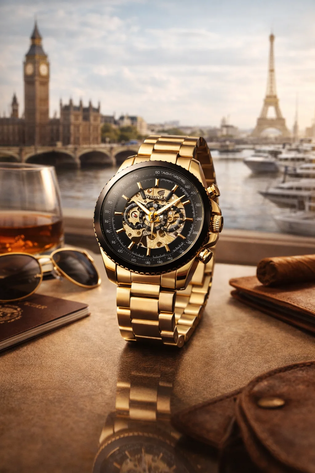 Khrist Auto Kinetics Classic Ease: Timepiece Portfolio Inside Revolving Gears Analog Watch For Men Precision Series: Elevate Your Timekeeping Experience with Mechanical Excellence image 10