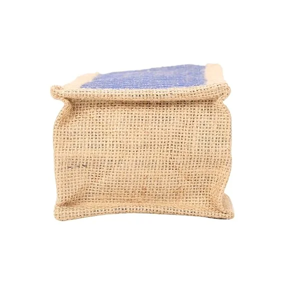 Fabric Jute Water Bottle Bag With Handles – Pack Of 2 | Reusable Eco Friendly Jute Bottle Carrier Bag For 1L 1.5L 2L Bottles | Blue Red Stylish Durable Gift Bag India image 4