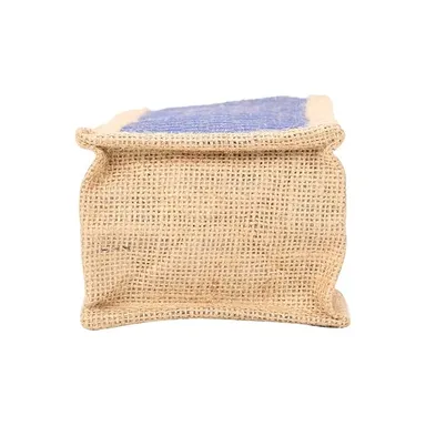 Fabric Jute Water Bottle Bag With Handles – Pack Of 2 | Reusable Eco Friendly Jute Bottle Carrier Bag For 1L 1.5L 2L Bottles | Blue Red Stylish Durable Gift Bag India thumbnail 3