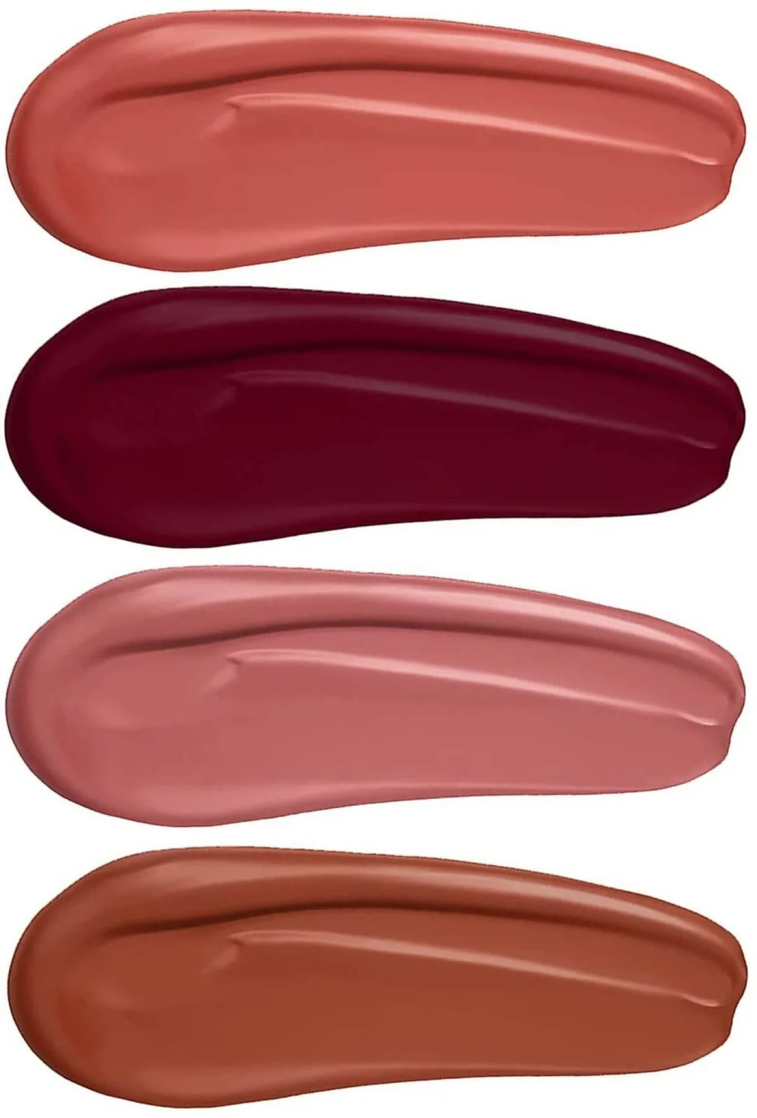 Four-Pack Nude Edition Liquid Lipstick |Lip Gloss Combo Set – Long Lasting Waterproof Smudge Proof Matte Finish Nude Shades for Women Daily Wear Party Makeup Gift Set image 2