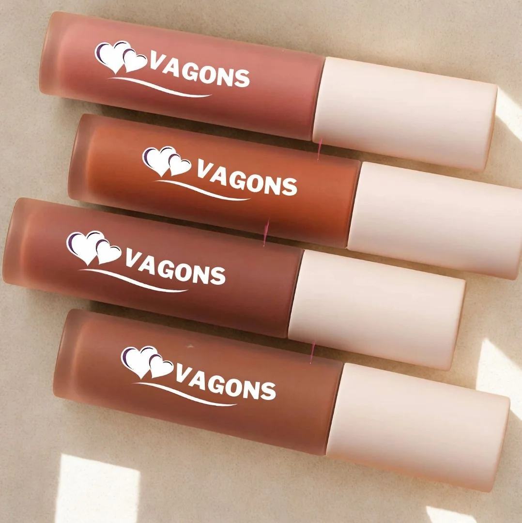 Nude Waterproof Lipstick Set -Pack of 4 Long Lasting Matte Mini Lipsticks|Smudge Proof & Transfer Resistant Shades for Indian Skin Tones image 1