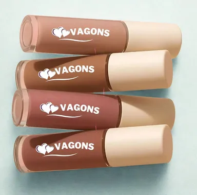 4 Nude Waterproof Matte Lipsticks Set for Women – Long Lasting Bold Shades for Daily, Office, Party & Bridal Makeup  thumbnail 0