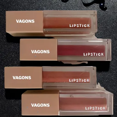 Natural Nude Waterproof Liquid Lipstick Combo 4 Pcs for Indian Skin Tone | Matte Long Stay Smudge Proof Nude Lip Shades Set for Daily Office Party Wear thumbnail 0