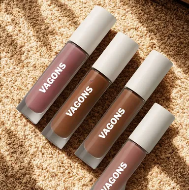 Nude Waterproof Matte Liquid Lipsticks for Women | Long-Lasting Smudge-Proof Lip Colours for Daily, Office & Party Wear|Set of 4 thumbnail 0