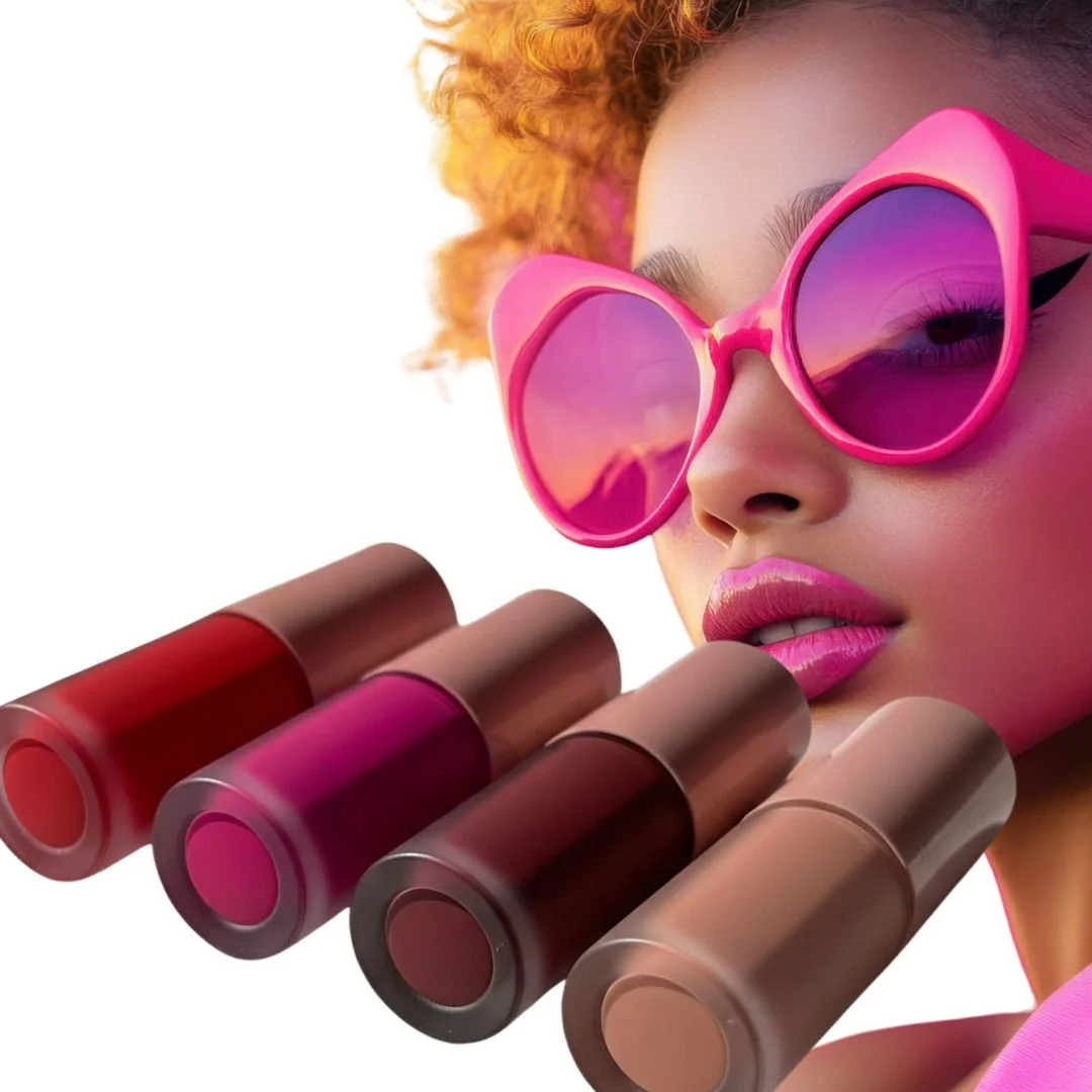 True Crimson Waterproof Liquid Lipstick Set with 4 Bold Red Shades for Women | Long-Lasting Smudge-Proof Matte Lip Colour for Party Bridal | Daily Wear image 1