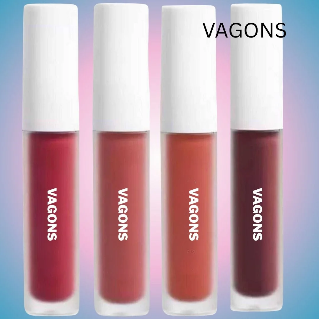 Red Waterproof Matte Lipsticks Set for Women | Long Lasting Smudge Proof Transfer Proof Red Lip Color Combo for Party Bridal Festive Wear| 4 shades image 1