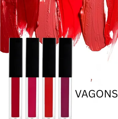 Pocket‑Size Red Lipstick Quartet Set 4 pcs | Mini Matte & Waterproof Red Lip Colour Pack | Everyday & Party Long Lasting Lipstick Kit for Women India thumbnail 0