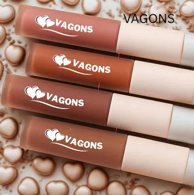 Pack of 4 Waterproof Nude Lipsticks Combo | Long‑Lasting Matte Liquid Lip Colour Set | Smudge‑Proof, Transfer‑Resistant Natural Nude Shades for Women & Girls thumbnail 0