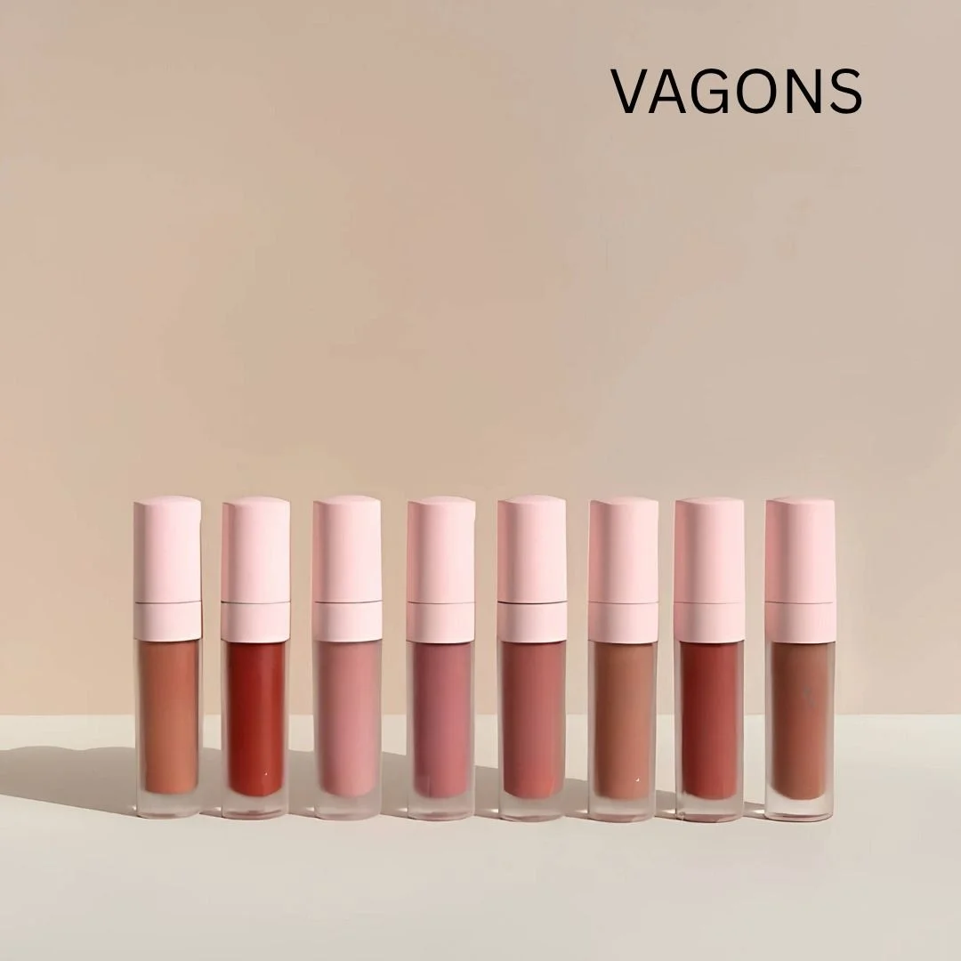 Nude Edition Liquid Lipstick Set of 8 | Waterproof Ultra Matte Long-Lasting Nude Shades for Daily Office College & Casual Makeup image 1