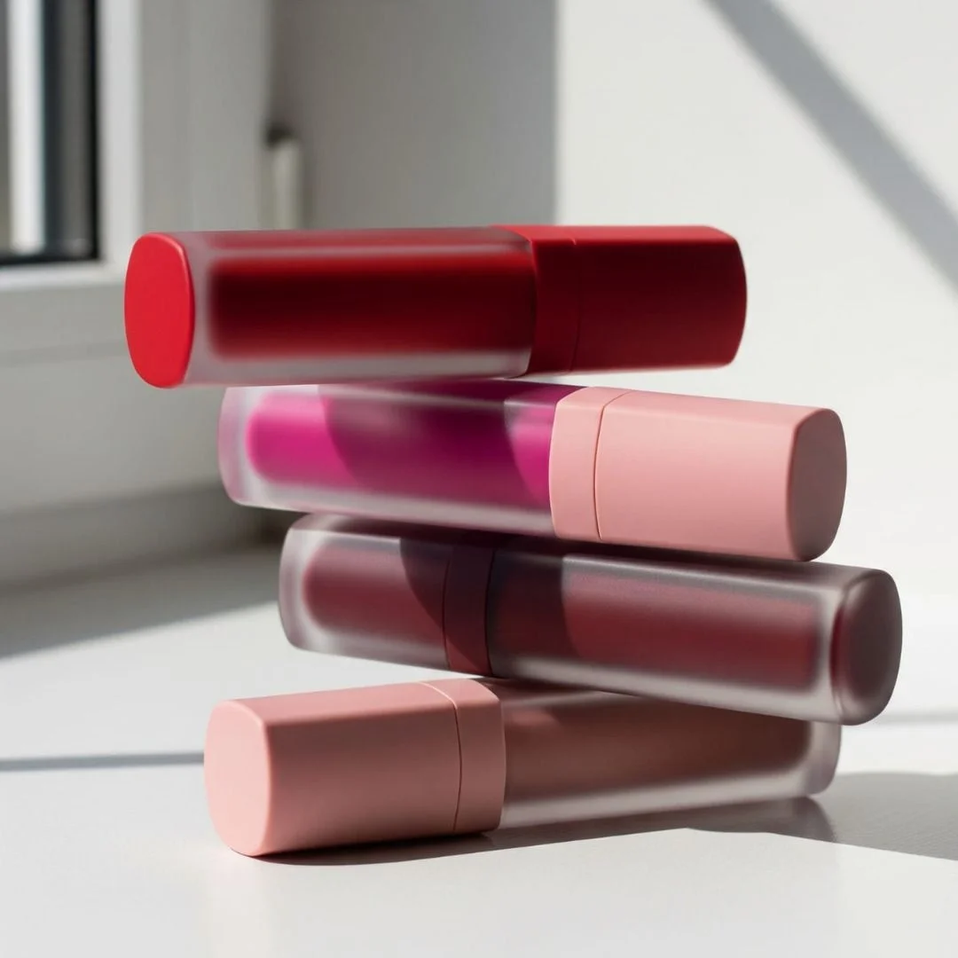 Red Waterproof Liquid Lipstick Set for Women | 4 Matte Long-Lasting Transfer-Proof Shades Combo, Party & Festive Wear Lip Colour Collection image 1