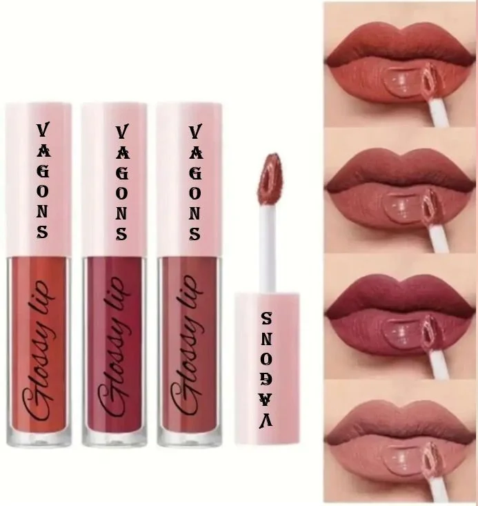 Non-Transfer Waterproof Matte Liquid Lipstick Set of 4 Shades – Long-Lasting Smudge-Proof Hydrating Lip Colours for Daily Wear Office Parties & Indian Skin Tones | Vegan Fade-Resistant, All-Day Comfortable Matte Lipsticks image 1