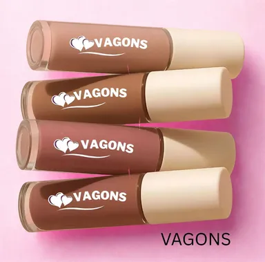 Waterproof Matte Nude Lipstick Set 4 Pieces – Long Lasting High Pigment Nude & Natural Shades – Lightweight Non‑Transfer Liquid Lip Colour Kit thumbnail 0