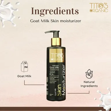 Tito’s Organic Goat Milk Skin Moisturizer, Deep Hydration & Daily Nourishment thumbnail 3