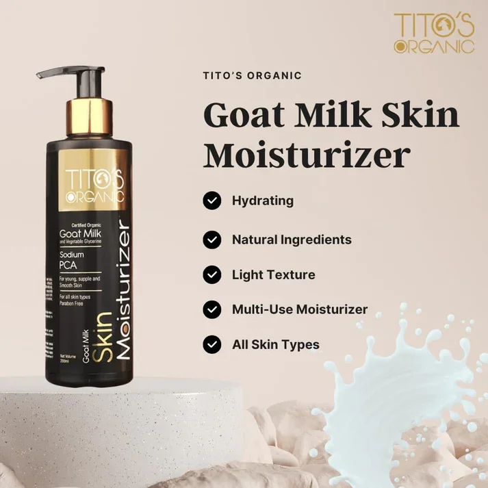 Tito’s Organic Goat Milk Skin Moisturizer, Deep Hydration & Daily Nourishment image 2