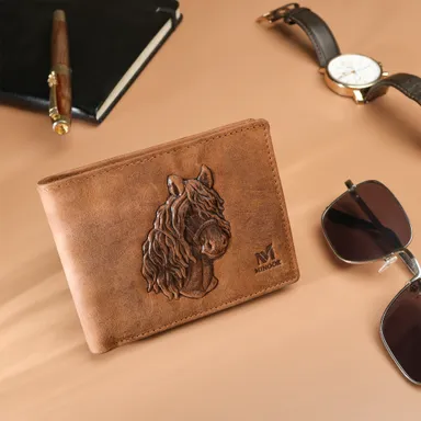 Stylish Leather Wallet for Men and Women| Slim Durable RFID Protected Multi-Card Wallets| Travel, Office, Gift-Ready, Premium Leather Purses  thumbnail 1