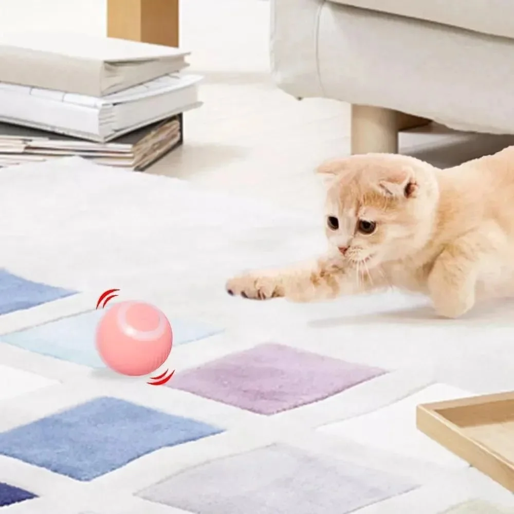 Interactive Cat Bouncing Ball Toy with Automatic Motion| Durable Pet Play Ball for Indoor Cats| Kittens and Exercise Fun image 2