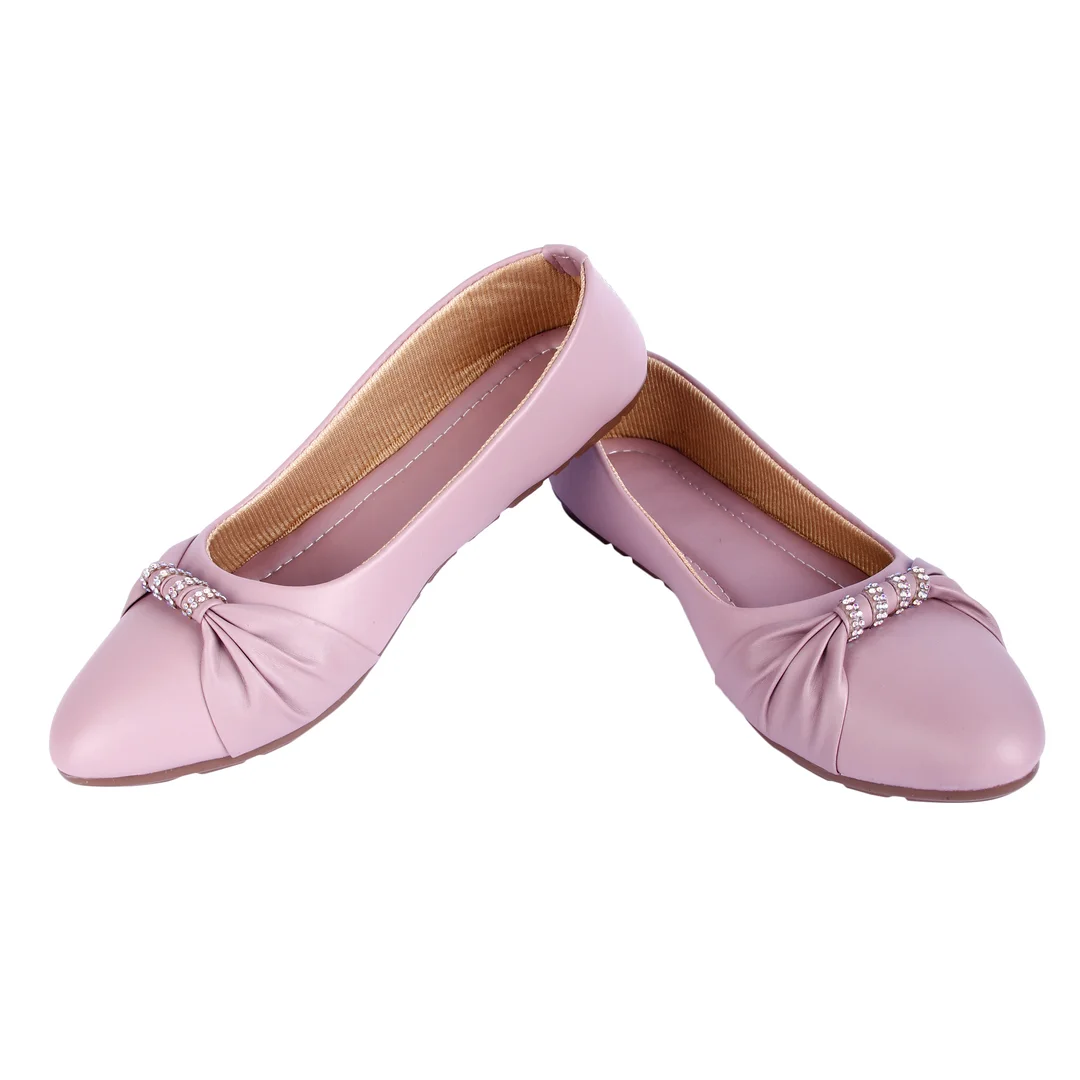 Bella 6 Women Pink Ballet Flats | Comfortable Slip-On Bellies for Office, Casual & Daily Wear image 3
