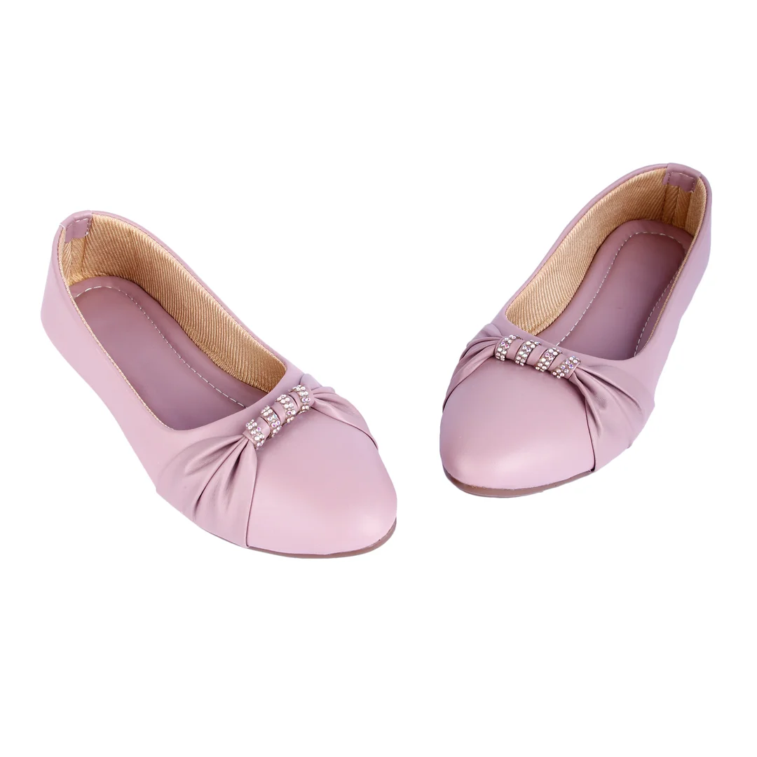 Bella 6 Women Pink Ballet Flats | Comfortable Slip-On Bellies for Office, Casual & Daily Wear image 1