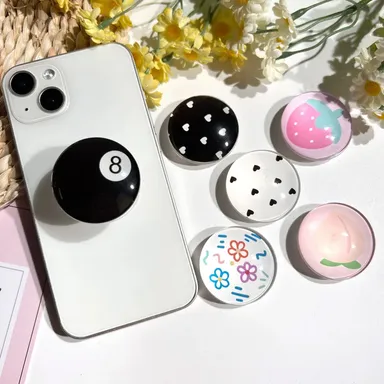 Universal Mobile Popsocket Grip Stand for Smartphones with Strong Adhesive 360 Degree Rotating Phone Holder for One Hand Use Selfie Viewing and Video Calls thumbnail 3
