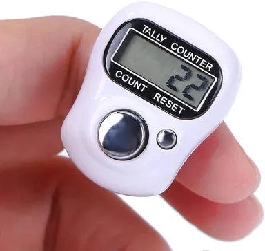 Digital Finger Tally Counter with LCD Display 5 Digit Handheld Mechanical Clicker for Crowd Counting Prayers Events Sports Security and Inventory Use thumbnail 1
