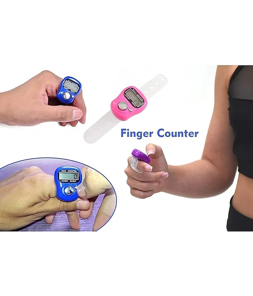 Digital Finger Tally Counter with LCD Display 5 Digit Handheld Mechanical Clicker for Crowd Counting Prayers Events Sports Security and Inventory Use image 3